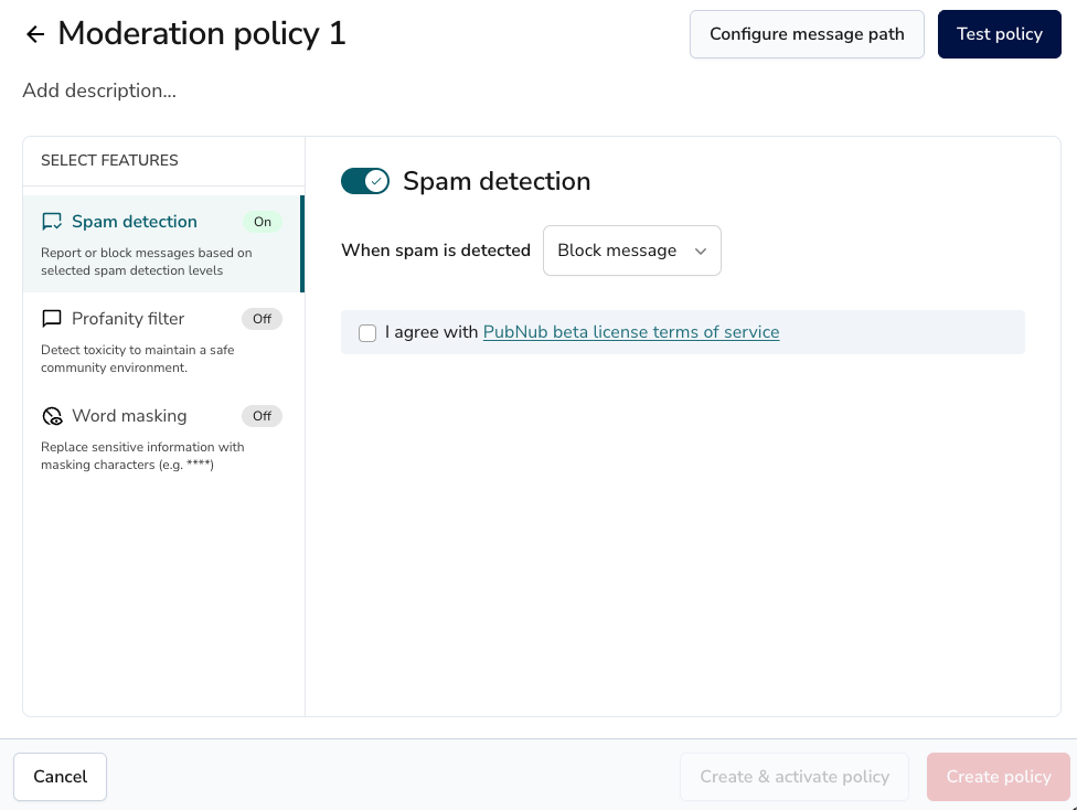 Spam detection